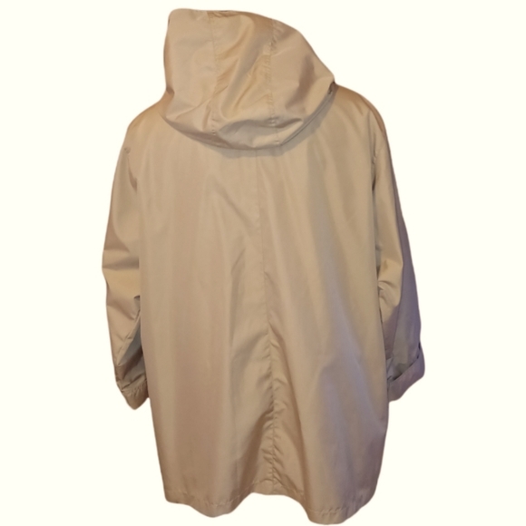 KOMITOR Hooded Jacket Beige Size 4X - Picture 5 of 11